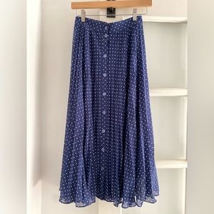 & Other Stories Pleated Polka Dot Skirt - 4
